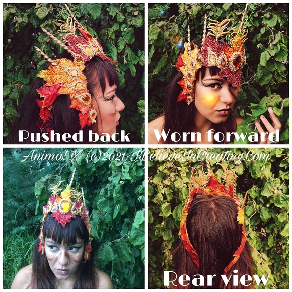 Rainbow Fairy Queen Crown for Halloween or New Years main image 8